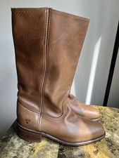 Vintage Frye Western Cowboy Leather Boots Men’s size 10.5D Made In USA