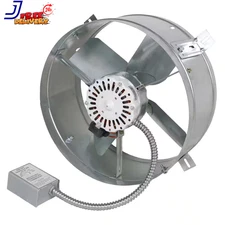 1300 CFM Mill Electric Gable Mount Power Attic Fan with Adjustable Thermostat NE