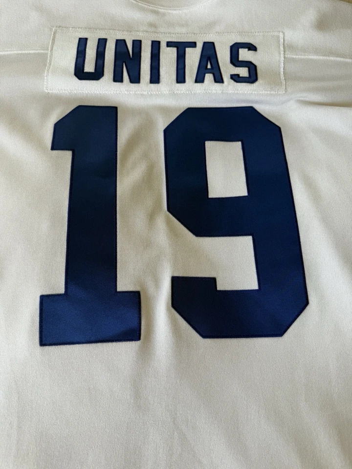 Camiseta deportiva auténtica Mitchell & Ness 1970 de los Baltimore Colts talla 56 XXL de Johnny Unitas Foto 4 de 4