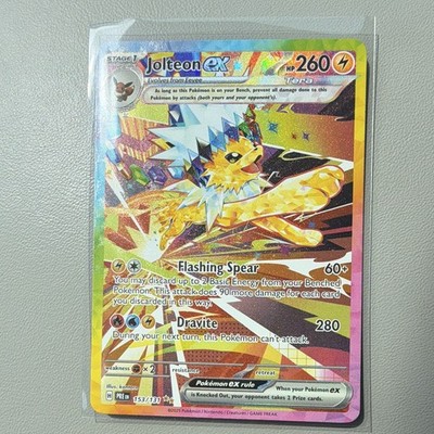 Jolteon ex 153/131 Prismatic Evolutions Full Art Holo Pokemon TCG English