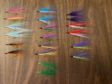 Bucktail River Streamer Flies- Hand Tied - Walleye, White Bass, Salmon (38)