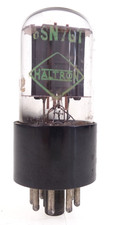 6SN7GT = 6SN7GTB = 6SN7A Haltron Triode Triode Radio Röhre tube tested