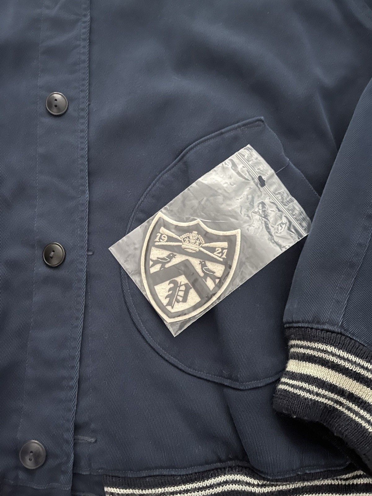 FILA Polo Ralph Lauren P Patch Canottaggio Varsity Giacca Reversibile XXL