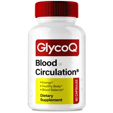 GlycoQ Blood Pills, Glyco Q Advance Healthy Circulation & Stable Levels 60ct