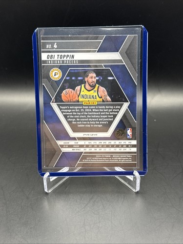 2024-25 Mosaik Obi Toppin gelb Reaktivmosaik #4 Indiana Pacers🟡🔵📈 - Bild 2 von 2