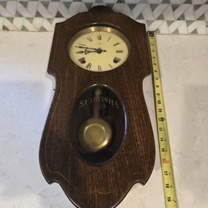 Vintage  Seiko Seikosha /  Chiming Wall Clock Oak Case. Made In Japan 
