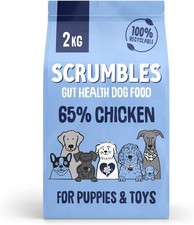 Scrumbles Natural Gluten-Free Dog Dry Food With Fresh Chicken For Puppies 2KG 7.00 per kilo