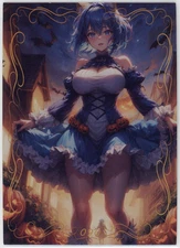 ❤️SPICY HALLOWEEN GIRL - Goddess Story ANIME WAIFU Card - PEACH BLOSSOM BEAM 090