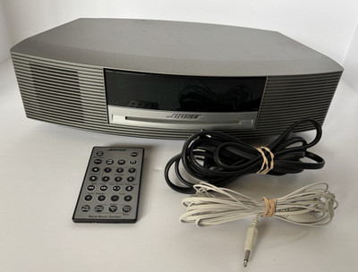 BOSE WAVE MUSIC SYSTEM III CD AM/FM RADIO ALARM  REMOTE & ANTENNA **TESTED**