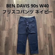 BEN DAVIS 90s Navy Frisco Pants Vintage W40 L30 Made in Dominica USA