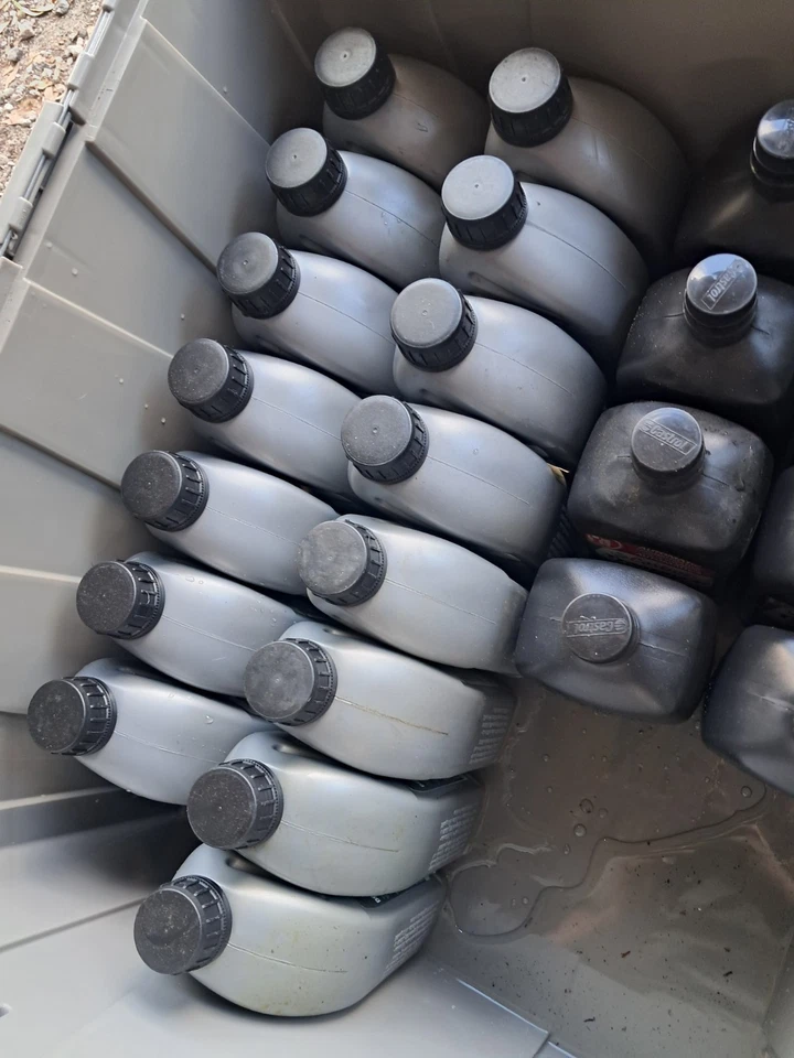 (1) Fluido de sistema hidráulico Beck/Arnley 252-0028 sintético FS11 HF cuarto de galón Foto 3 de 3