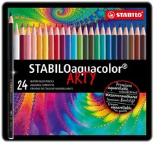 STABILO Aquarell-Buntstift aquacolor "ARTY" 24er Metalletui