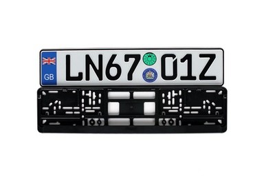 Great Britain Euro Plate Package with Registration Seals - Plate, Frame & Mounti