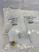 Lot Of 10 - Lee Valley Wood Handle Brass Ferrules 27K30.08 - 0.500” Tool Making