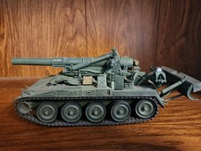 Vtg M110 Howitzer ASA MULE Military Tank 1963 Vietnam War 1:35 Built & Painted