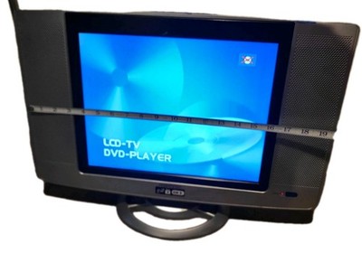 Sylvania SSL15D5 15” LCD TV DVD Player No Remote Retro Gaming
