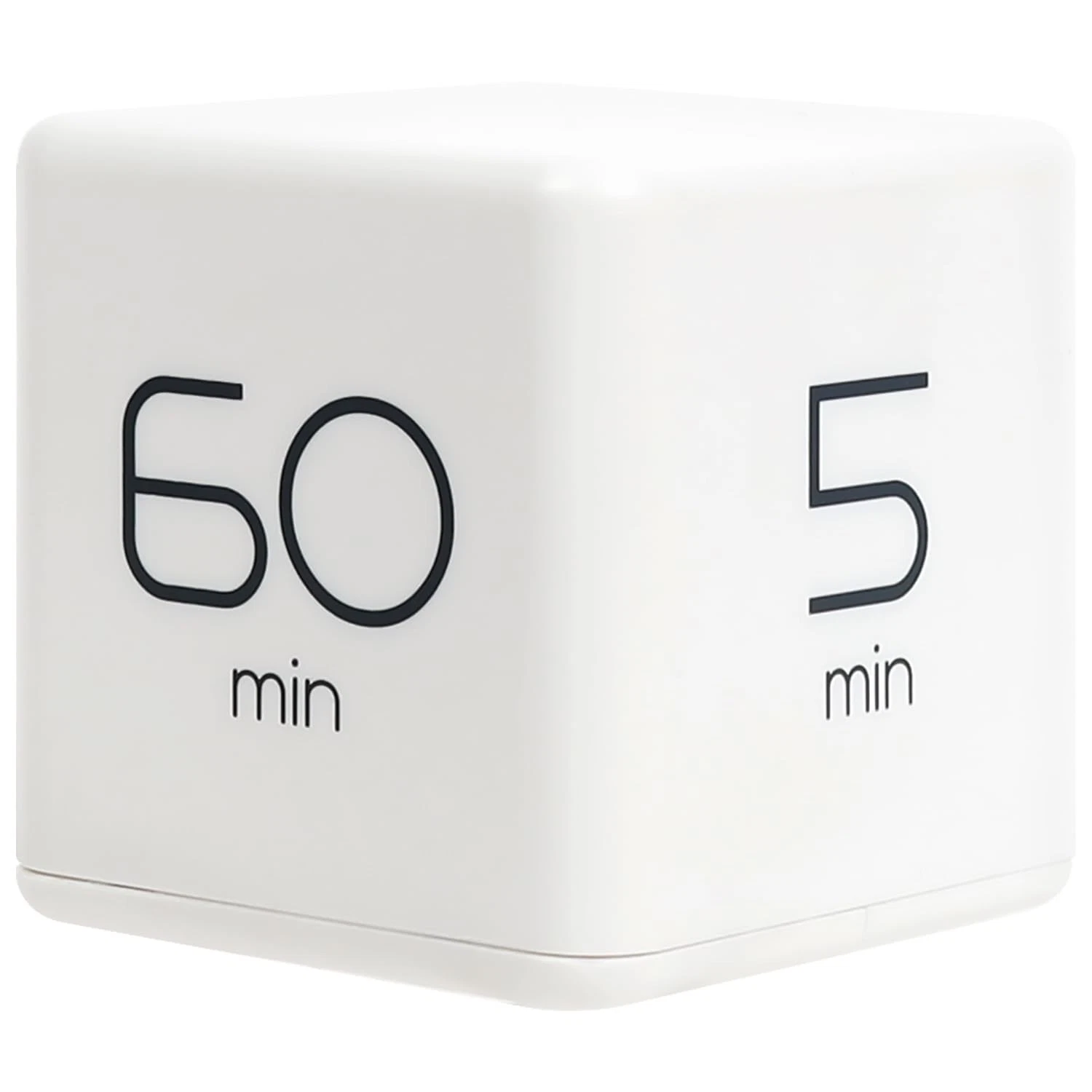 mooas Cube Timer (White), Timers Cube Flip Block Timers Productivity Gravity ...