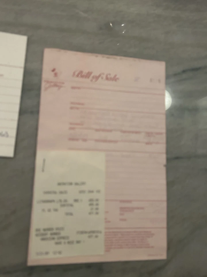 Litografía Original Blancanieves de Walt Disney Productions en Marco 1938. Numerado. Foto 4 de 4