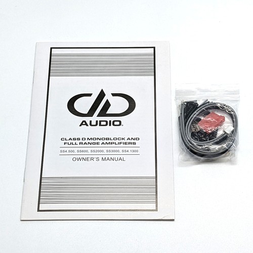 DD Audio SS4.500 4-Channel 500W RMS Amplifier - Picture 7 of 10