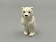 Szeiler Studio Pottery Vintage Standing Up White Bear Figure.