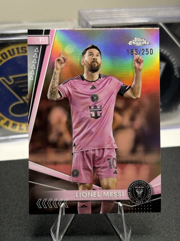 2024 Topps Chrome MLS Sapphire Edition #10 - Lionel Messi Rose Gold /250