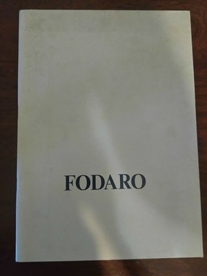 Catalogo Arte: FODARO. Fiuggi, Estate 1983