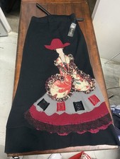 Karton Designed By Italy Maxara Black Dress US 14 New