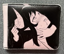 Lewd Complex Bifold Wallet Anime Hentai Succubus Bondage Black And Pink