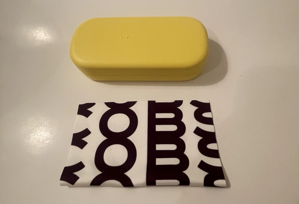 Marc Jacobs Sunglasses with a Yellow Leather Clutch Sunglasses Case Marc Jacobs Marc Jacobs Sunglass Eye Glasses Hard Case  main image 2
