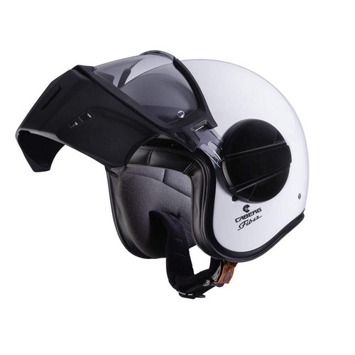 Caberg Ghost Motorcycle Helmet White Open Face scooter - Picture 2 of 8