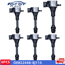 6x Ignition Coil 22448-8j115 For Nissan Frontier Pathfinder Maxima Xterra Murano