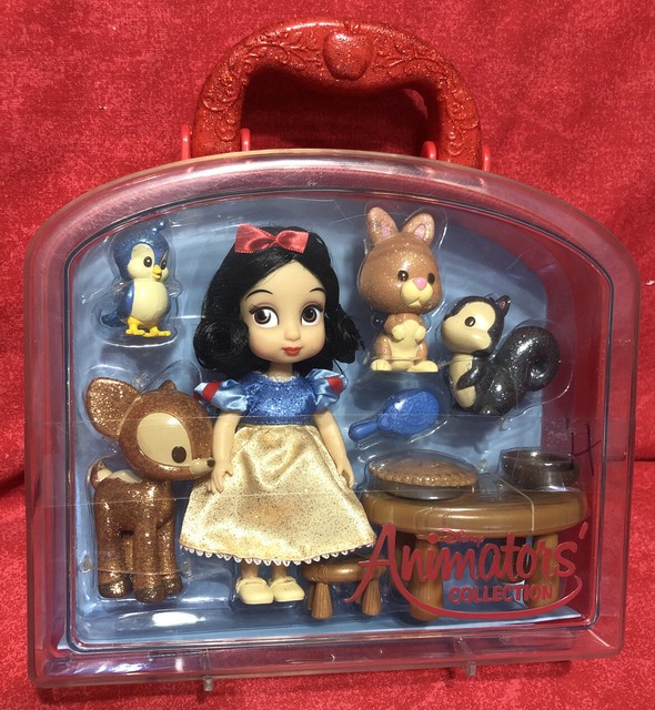 disney animators collection snow white mini doll playset