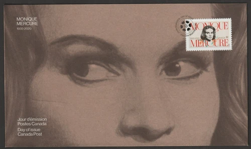 Canada #3369, Monique Mercure, Actress, Official First Day Cover FDC 2022