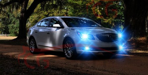 For Buick LaCrosse 2010-2013 6x 8000K LED Headlight Hi/Lo beam + Fog Light Bulbs - Foto 3 di 11