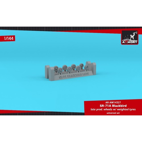 Armory Models AR AW14327 Scale 1/144 SR71A Blackbird late type wheels w/weighted - Picture 2 of 12