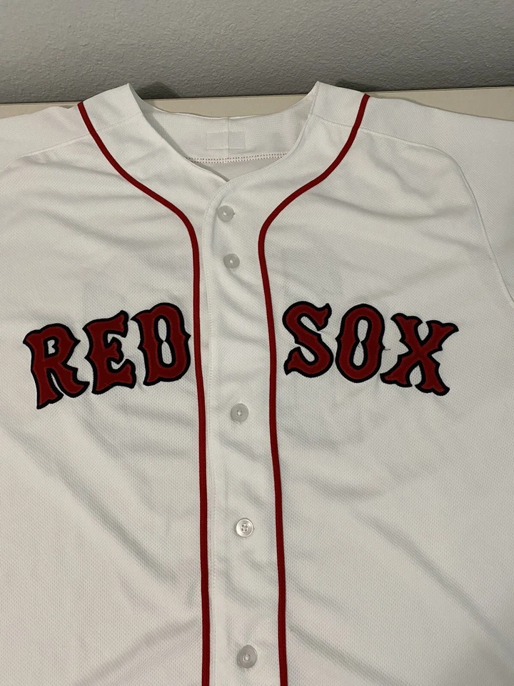 White Majestic Boston Red Sox Shane Victorino Jersey Men's Size 48 XL Signed - Image 4 of 4
