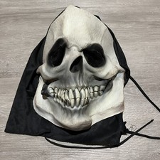 Vintage Halloween Mask The Paper Magic Group 1995 Skeleton Full Head Vtg 90s