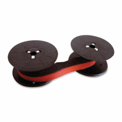 (6) Universal Black/Red Calculator ink rollers Nukote BR80C Porelon PR-511 GR 24