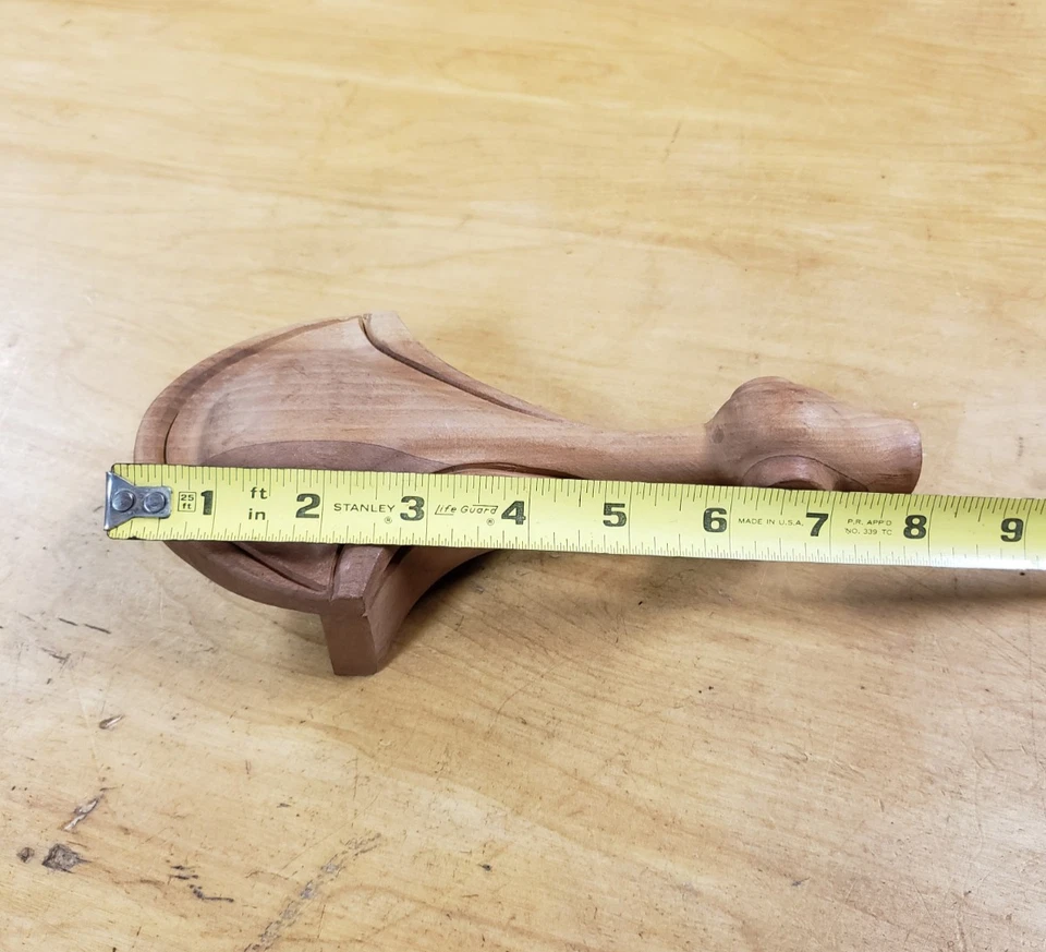 4-pc Ornate VTG UNUSED Unfinished Wooden Furniture Legs ~ Selected Randomly - Image 4 of 4