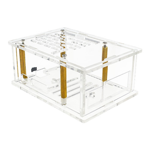 Raspberry Pi 5 PCI-E Adapter Case PI5 PCIe to M.2 Adapter Board Acrylic Box U9 - Afbeelding 12 van 16