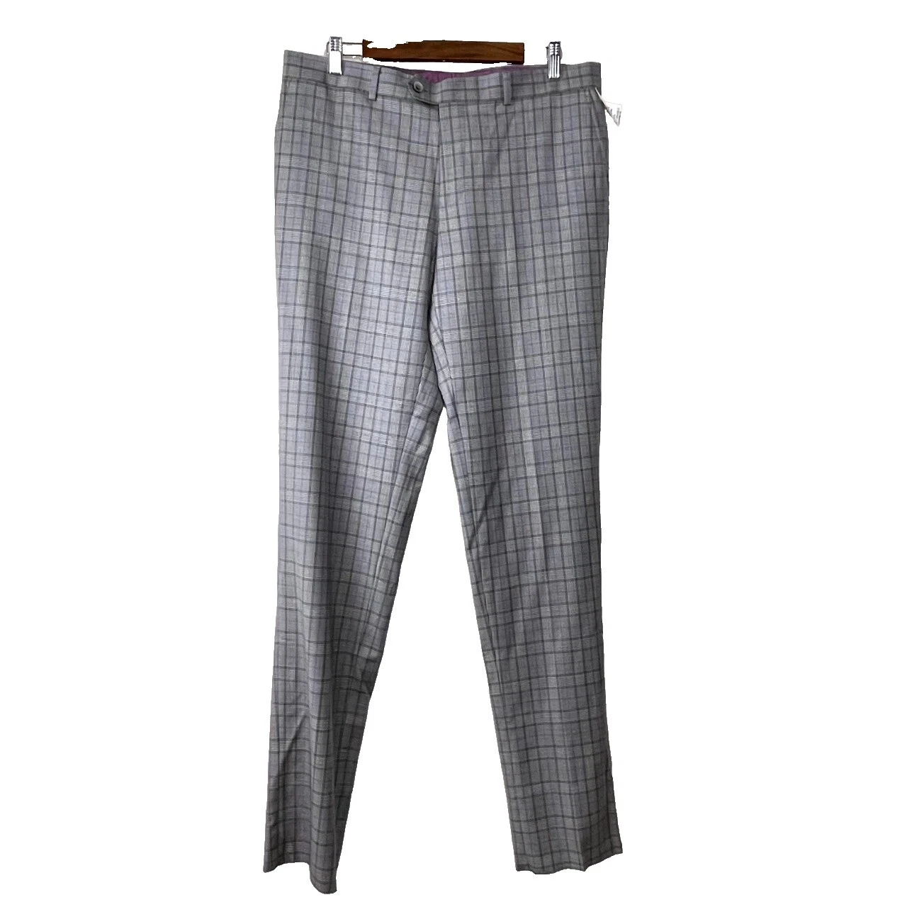 Pantalones a Cuadros de Lana para Hombres