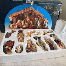 11 Piece Nativity Set with Wooden Stable 98223M 531