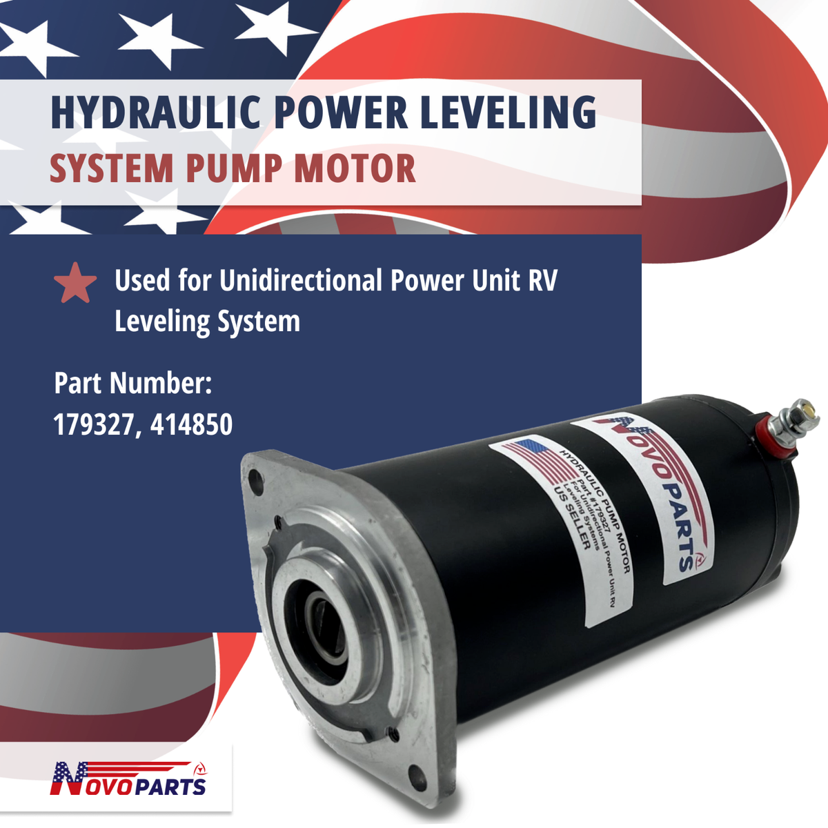 Hydraulic Power Leveling System Unit Pump Motor for RV 414850