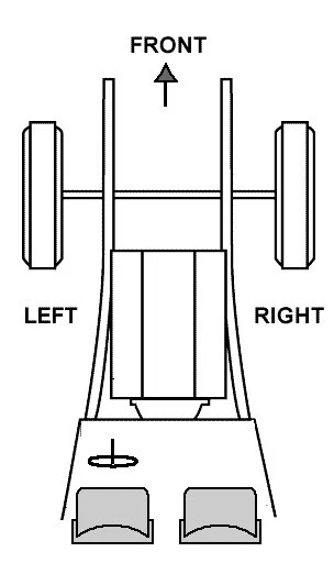 Buick V6 Shorty 1927 1948 cabezales de escape de acero liso Sanderson BS1-P Foto 2 de 3