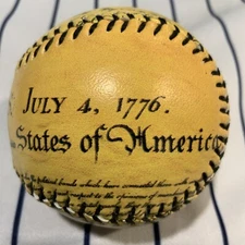 Declaration Of Independence Souvenir  baseball ball