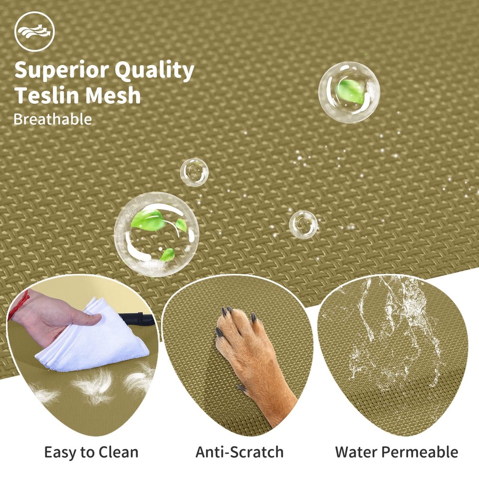 FIOCCO Elevated Dog Bed Heavy Duty Dog Cot, Washable Raised Dog Bed