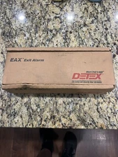 NEW DETEX EAX-500 EAX EXIT ALARM W/ 9V BATTERY GRAY 102600-1 EAX500