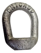 Chicago Hardware 1/2 Eye Nut Hot Galvanized 5/8-11 Thread 3600 W/L 16780 2