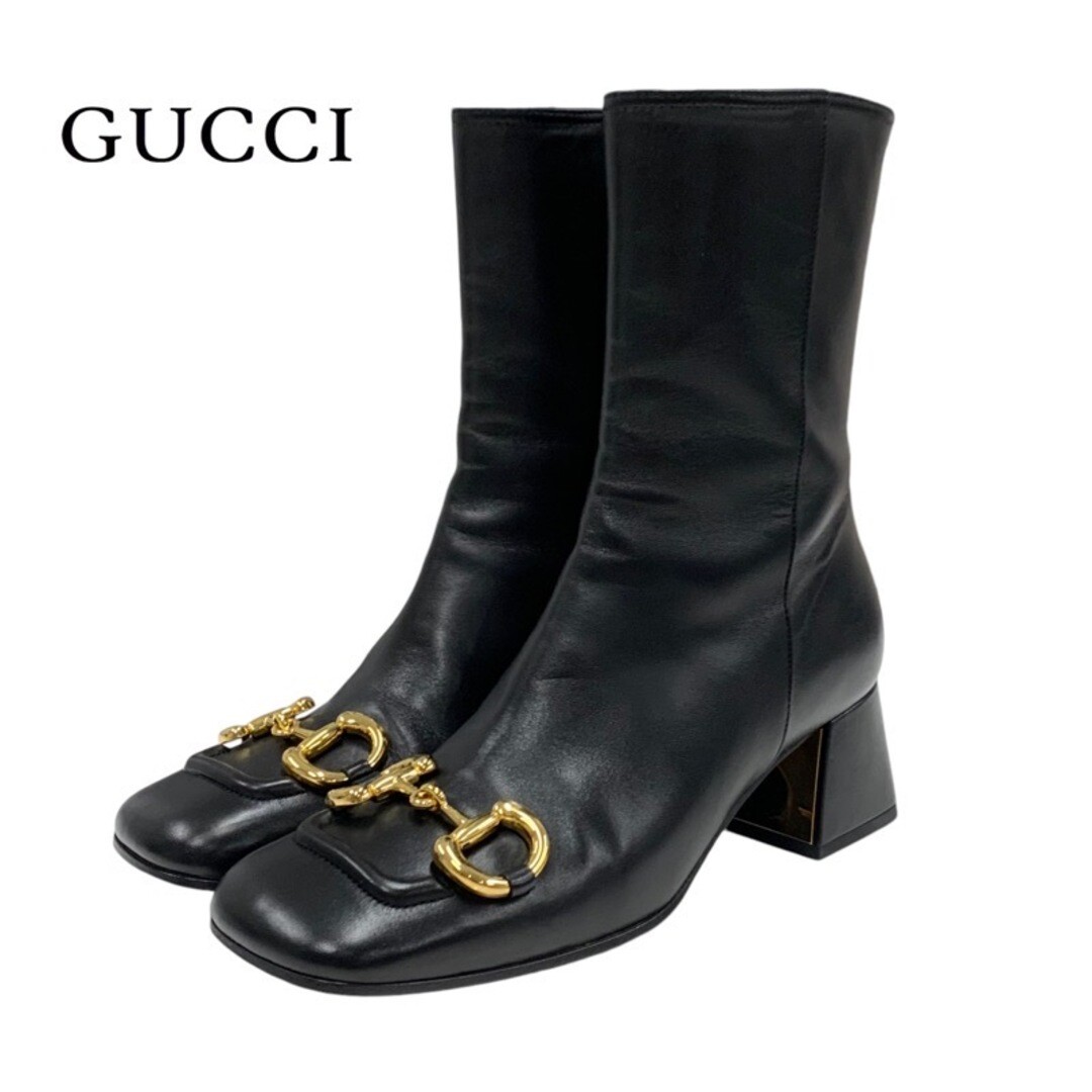 ショートブーツ・ブーティ GUCCI 'mezzo horsebit' boots Women's Horsebit ankle boot in light beige suede | GUCCI® US