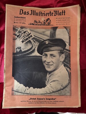 German 1939 MAGAZINE  Das ILLUSTRIERTE  BLATT  magazine Publishing Frankfurt a.M